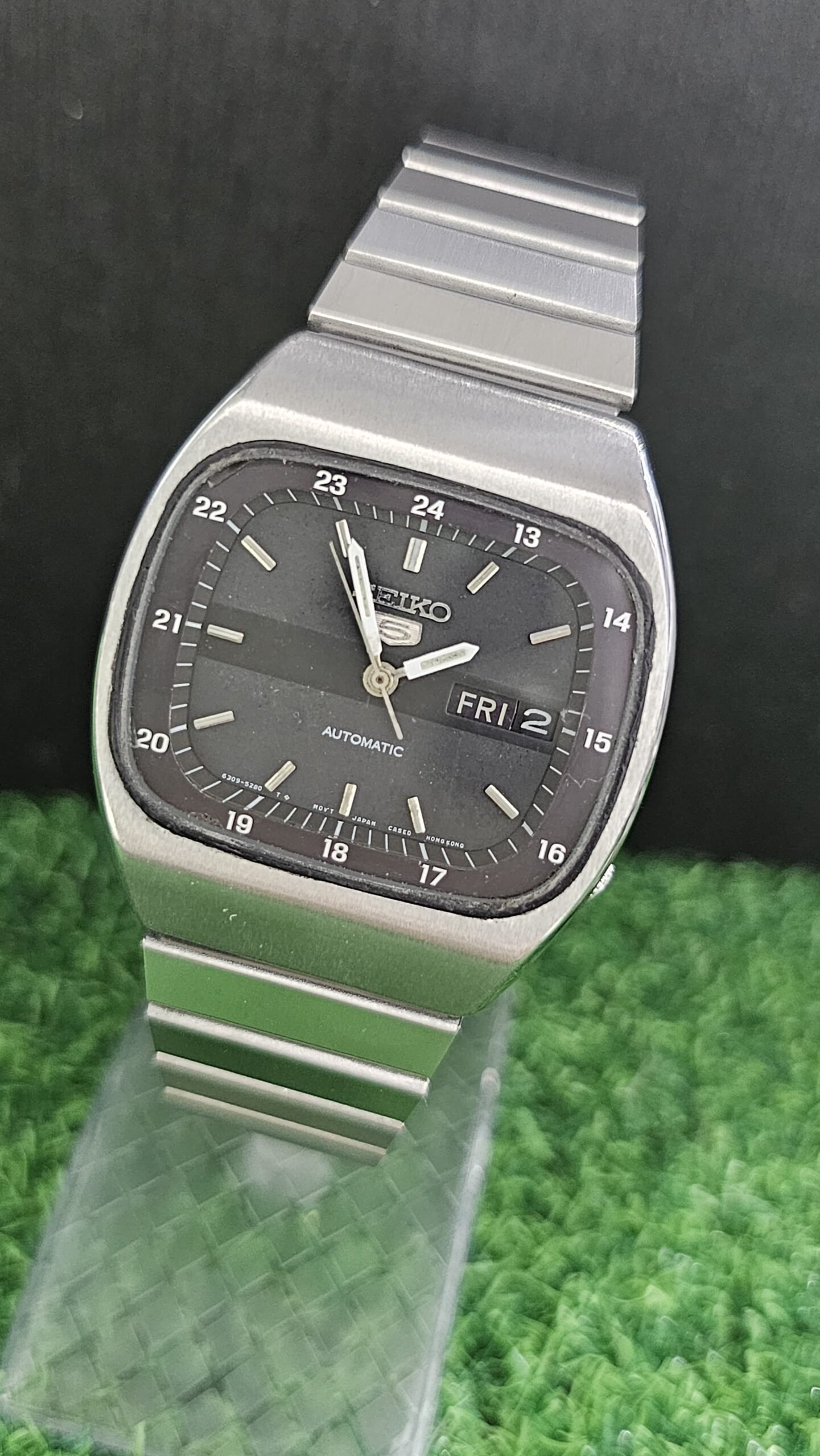 WhatsApp Image 2025-08-06 at 4.46.08 PM Vintage Seiko 5 Automatic 6309 Caliber 21-Jewels Tv Dial Japan made Men's watch (Used) - Image 1