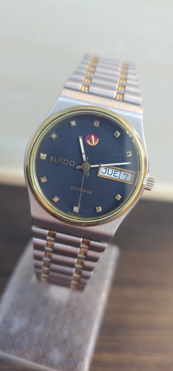 WhatsApp Image 2025-09-18 at 6.39.01 PM Vintage Rado Voyger 1970s Automatic π¨π Switzerland Made Ladies Watch (Used) - Image 1