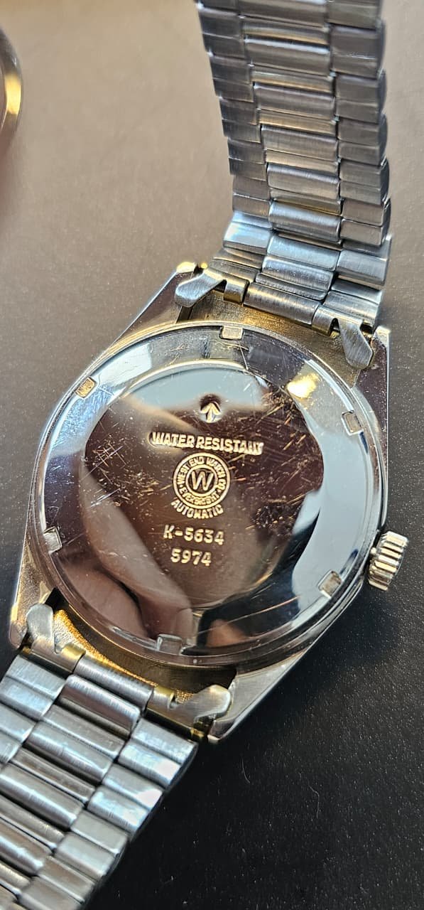 WhatsApp Image 2025-10-10 at 1.48.21 PM Vintage West end watch Co “President” Automatic 2836-2 caliber Switzerland 🇨🇭 made 25-jewels Men’s watch (USED) - Image 4