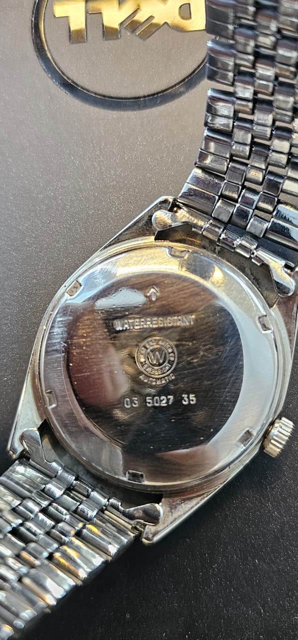 WhatsApp Image 2025-10-10 at 1.57.37 PM Vintage West end watch Co “President” Automatic 2836-2 caliber Switzerland 🇨🇭 made 25-jewels Men’s watch (USED) - Image 4