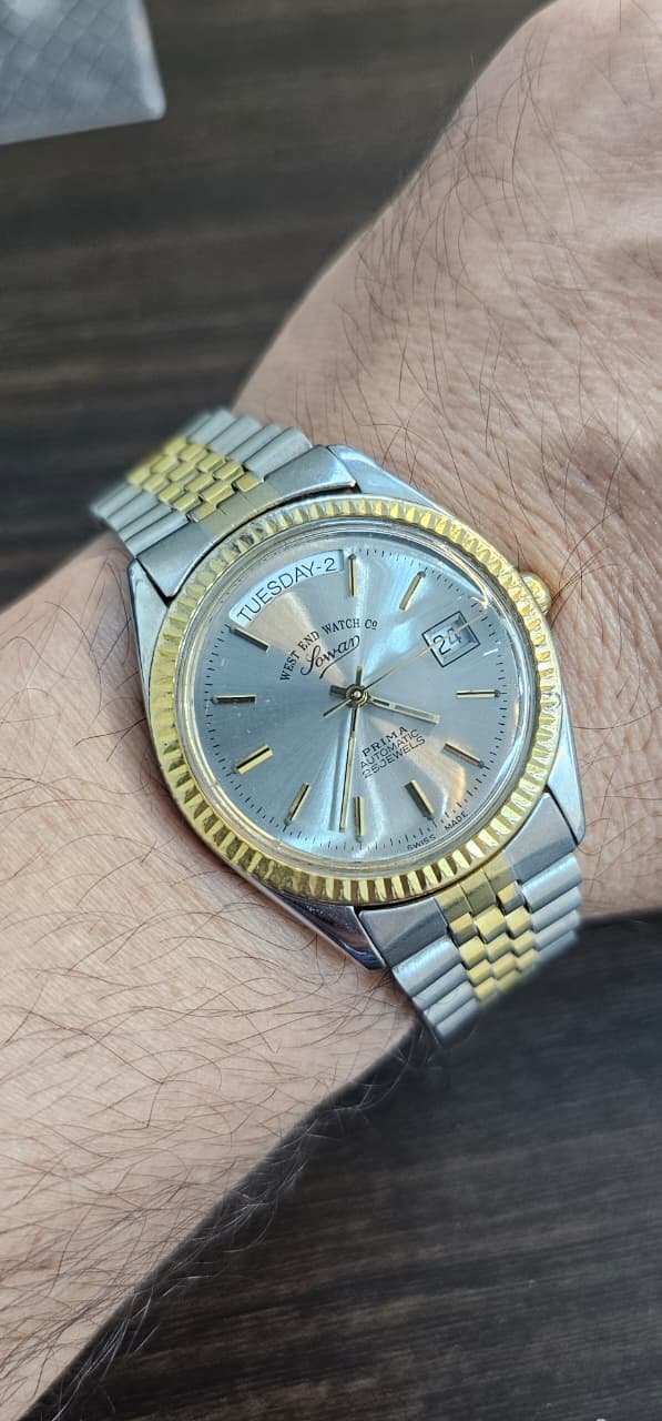 WhatsApp Image 2025-10-10 at 2.25.25 PM Vintage West end watch Co “President” Automatic 2836-2 caliber Switzerland 🇨🇭 made 25-jewels Men’s watch (USED) - Image 2