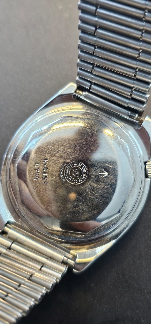WhatsApp Image 2025-10-10 at 2.31.45 PM Vintage Military πͺ style West End Watch Co Sowar Prima Automatic K 5633 π¨π Swiss made Mens Watch(USED) - Image 4