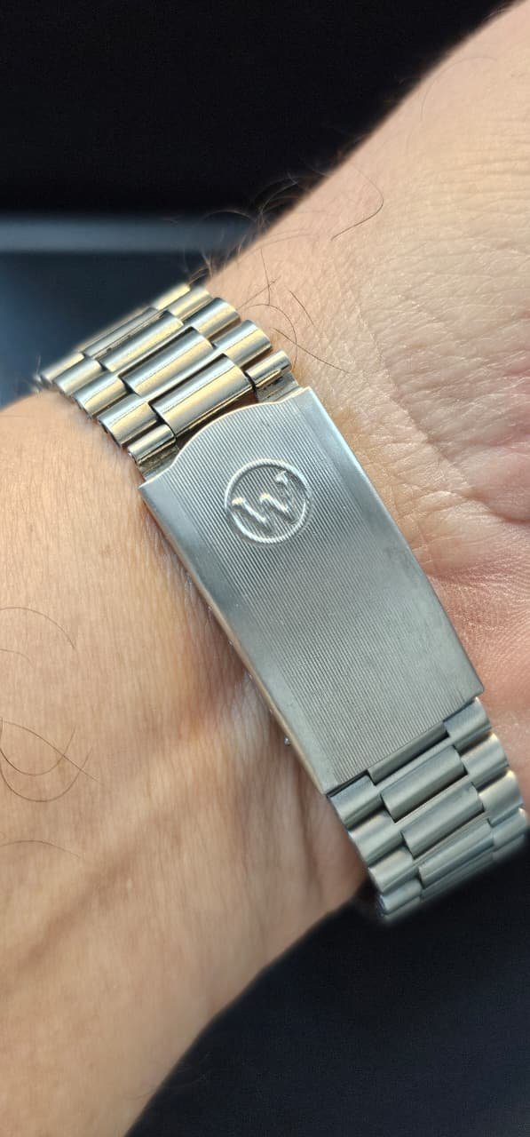 WhatsApp Image 2025-10-10 at 3.08.36 PM VINTAGE WEST END WATCH SOWAR MILITARY AUTOMATIC ETA MOVEMENT NUMERALS BLACK DIAL FOR MEN’S - Image 3