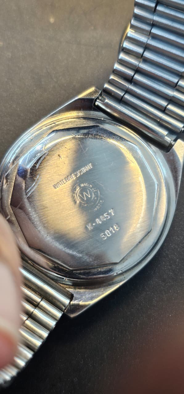 WhatsApp Image 2025-10-10 at 3.18.52 PM VINTAGE WEST END WATCH SOWAR MILITARY AUTOMATIC ETA MOVEMENT NUMERALS BLACK DIAL FOR MEN’S - Image 4