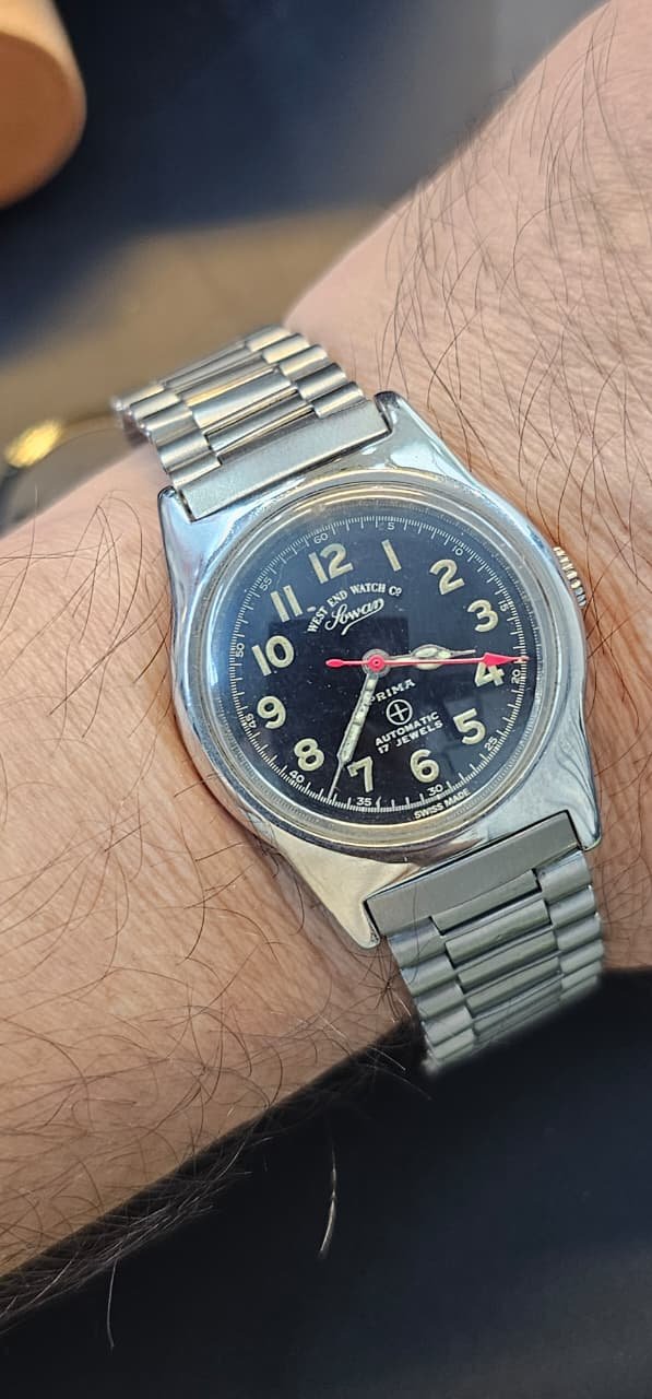 WhatsApp Image 2025-10-10 at 3.26.14 PM Vintage West End Watch Co Sowar Prima Automatic S 4289 🇨🇠Switzerland made Men’s Watch(USED) - Image 2