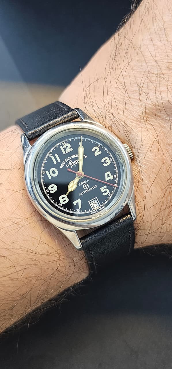 WhatsApp Image 2025-10-10 at 5.21.27 PM Vintage West End Watch Co Sowar Prima Automatic S 4289 🇨🇠Switzerland made Men’s Watch(USED) - Image 2
