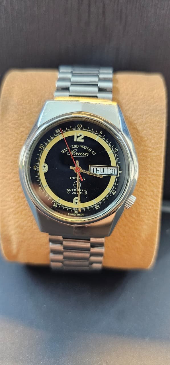 WhatsApp Image 2025-10-10 at 5.50.25 PM Vintage Military πͺ style West End Watch Co Sowar Prima Automatic K 4457 π¨π Swiss made Mens Watch(USED) - Image 1