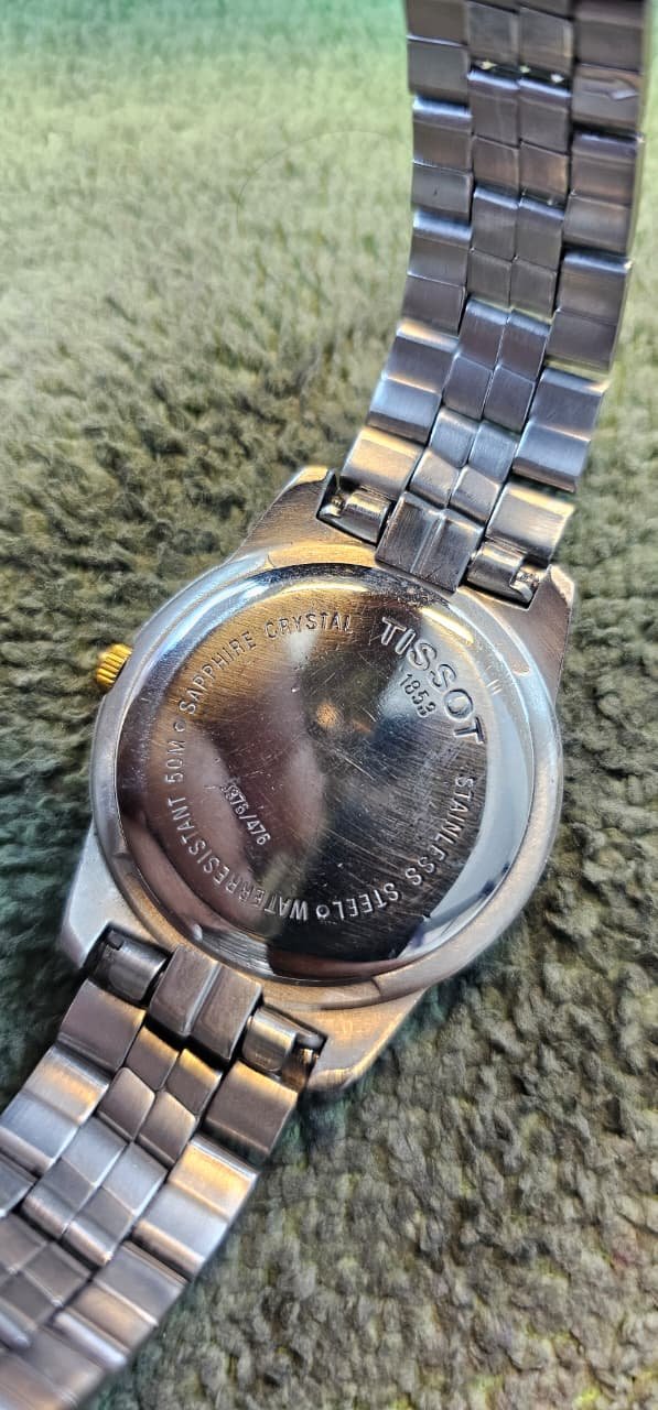 WhatsApp Image 2025-10-12 at 2.16.00 PM TISSOT PR50 Two-Tone Quartz Switzerland made Men’s watch(Used) - Image 4