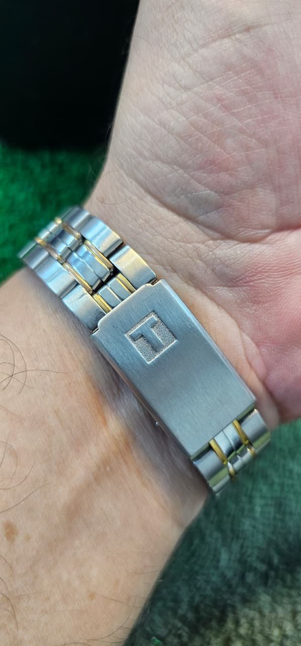WhatsApp Image 2025-10-12 at 2.16.01 PM TISSOT PR50 Two-Tone Quartz Switzerland made Men’s watch(Used) - Image 3