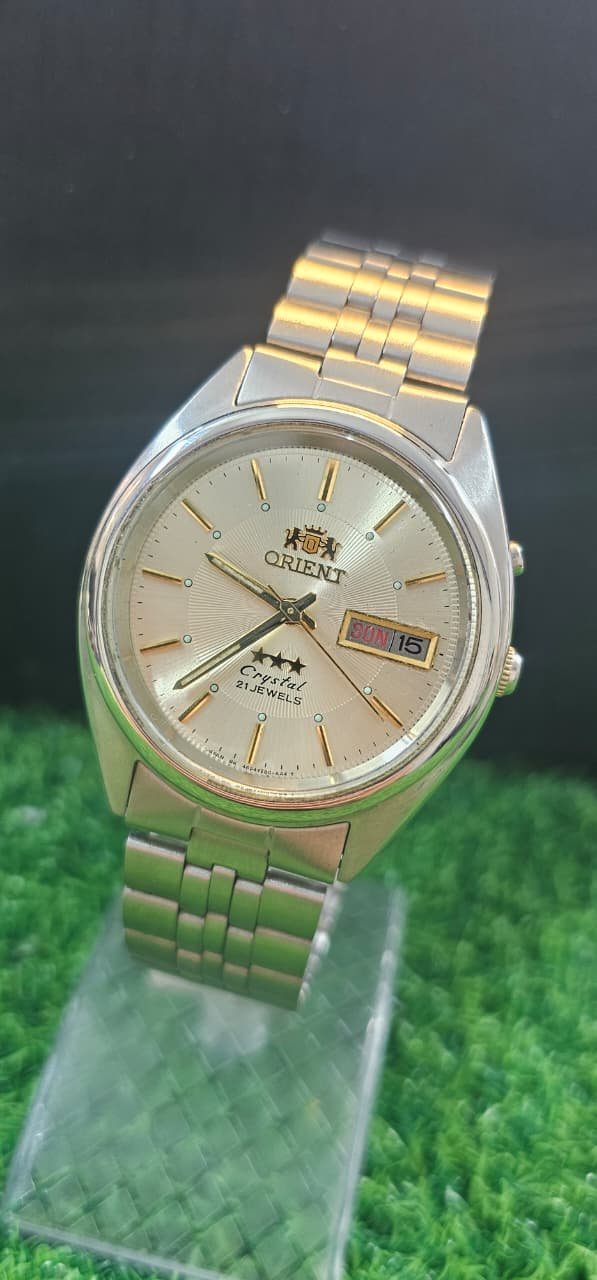 WhatsApp Image 2025-10-18 at 4.04.02 PM Orient Crystal Automatic 21-Jewels Japan made Men’s watch (Used) - Image 1