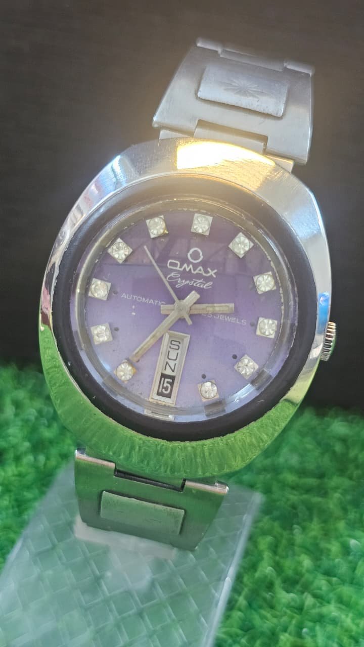 WhatsApp Image 2025-11-16 at 4.17.26 PM Vintage 1960s Omax Automatic 2066 caliber 25-jewels Switzerland made watch for Men’s(Used) - Image 1