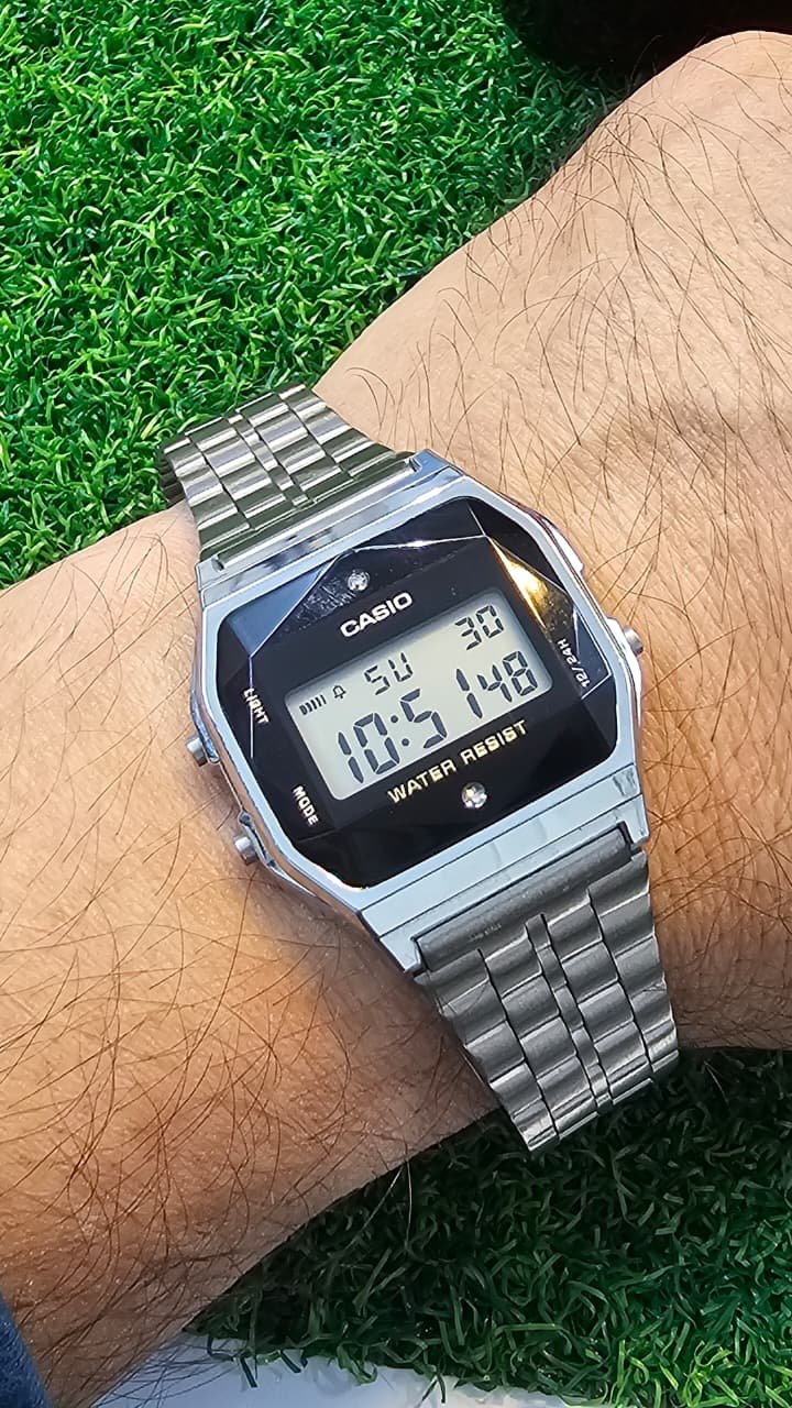 WhatsApp Image 2025-12-01 at 4.20.06 PM A159WAD-1 Casio Men's Diamond Series Watch Stainless Steel Glass made Japan (New) - Image 2