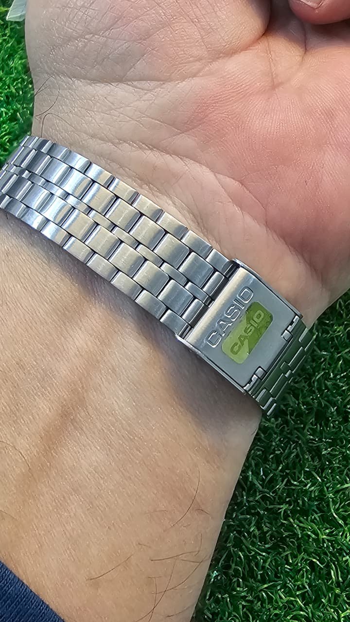 WhatsApp Image 2025-12-01 at 4.20.07 PM A159WAD-1 Casio Men's Diamond Series Watch Stainless Steel Glass made Japan (New) - Image 3