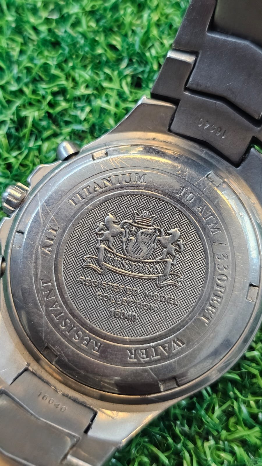 WhatsApp Image 2025-12-01 at 5.54.35 PM Festina Chronograph Quartz Titanium men's F16040/4 watch Japan made (Used) - Image 4