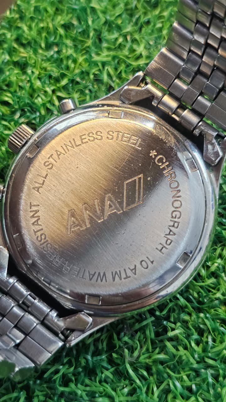 WhatsApp Image 2025-12-01 at 6.10.08 PM (1) ANA (All Nippon Airways) Japanese Quartz Chronograph Men's watch (Pre-owned) - Image 4