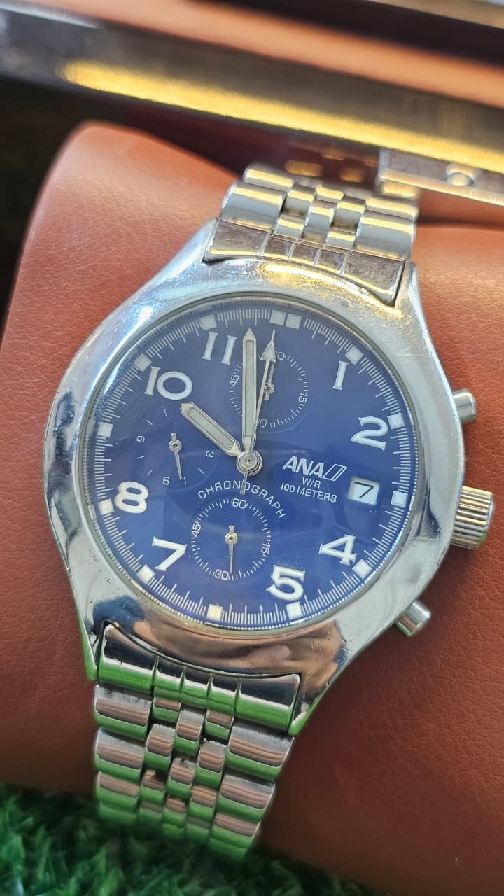 WhatsApp Image 2025-12-01 at 6.10.09 PM ANA (All Nippon Airways) Japanese Quartz Chronograph Men's watch (Pre-owned) - Image 2