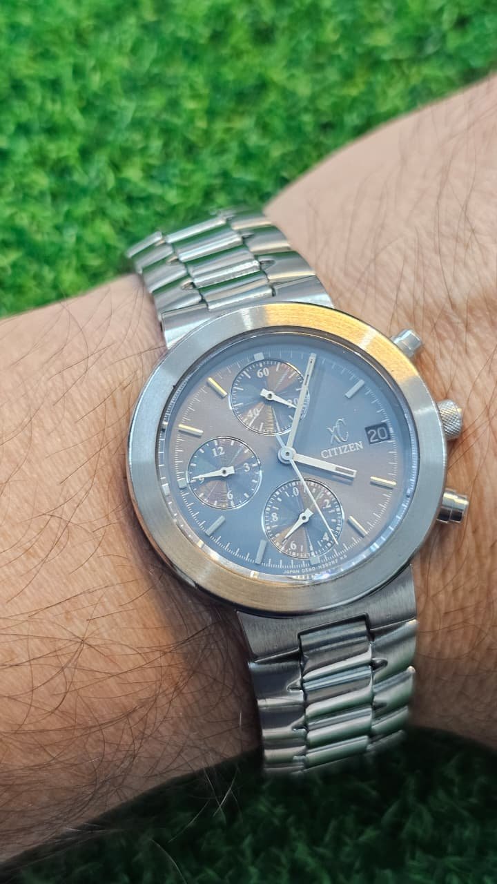 WhatsApp Image 2025-12-01 at 6.47.02 PM Citizen XC Chronograph model, which belongs to Citizen's popular "Cross-Sea" (xC) series(Used) - Image 2