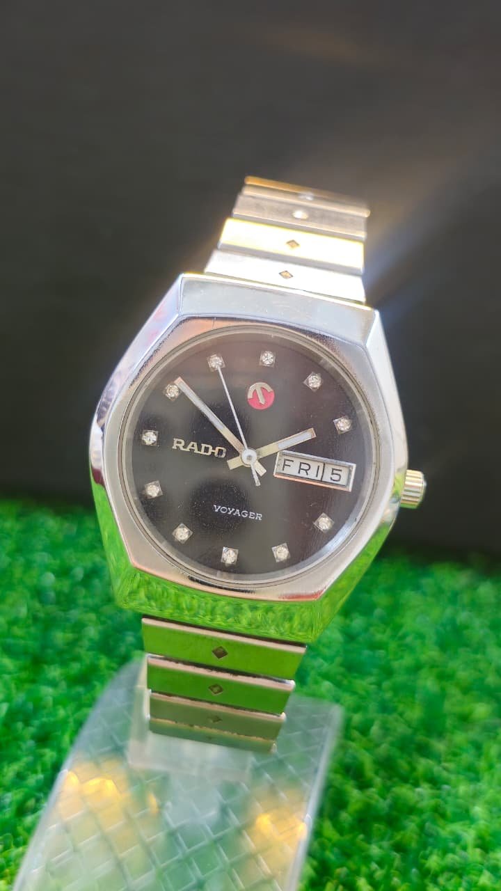 WhatsApp Image 2026-01-08 at 1.17.29 PM Vintage Rado Voyager Automatic 2836-2 Caliber 21-Jewels Switzerland made Men’s watch (Used) - Image 1