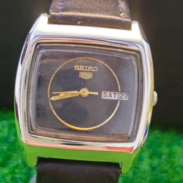 Vintage 1960s Seiko 5 Automatic 6309 Caliber 21-Jewels TV dial Japan made Men’s watch (Used)