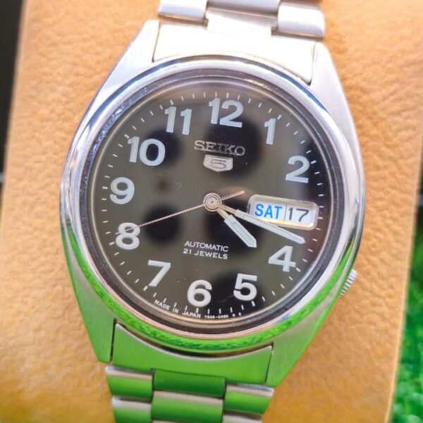 1980s Seiko 5 Automatic 7s26 caliber 21-jewels japan made watch for Men's (Used)