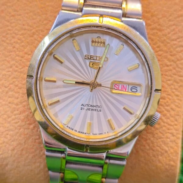 1980s Seiko 5 Automatic 7s26 caliber 21-jewels japan made watch for Men's (Used)