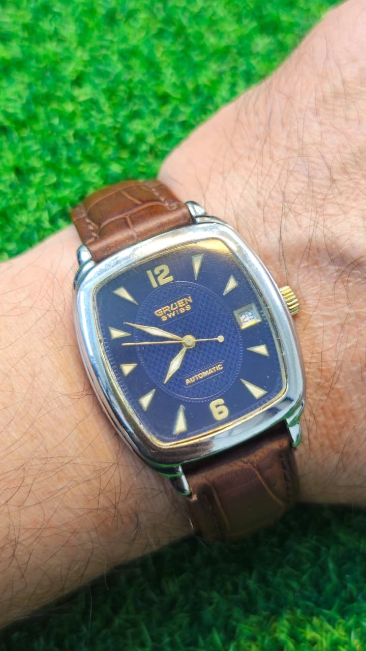WhatsApp Image 2026-01-19 at 4.33.43 PM (1) Vintage Gruen Automatic GSM014 sapphire crystal 2824 caliber 25-Jewels Switzerland 🇨🇭 made Men's watch (Used) - Image 2