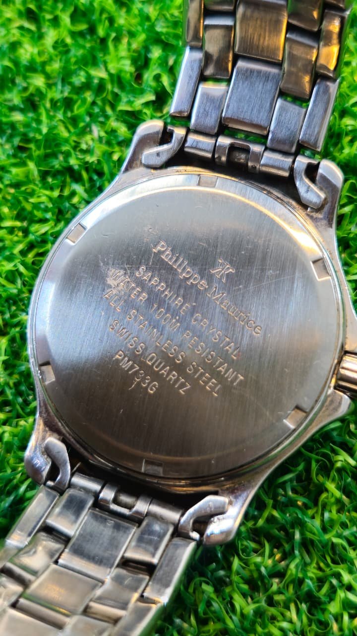 WhatsApp Image 2026-01-19 at 5.32.27 PM Philippe Maurice Swiss Quartz men's timepiece featuring a sapphire crystal Switzerland 🇨🇭 made Men's watch (Used) - Image 4