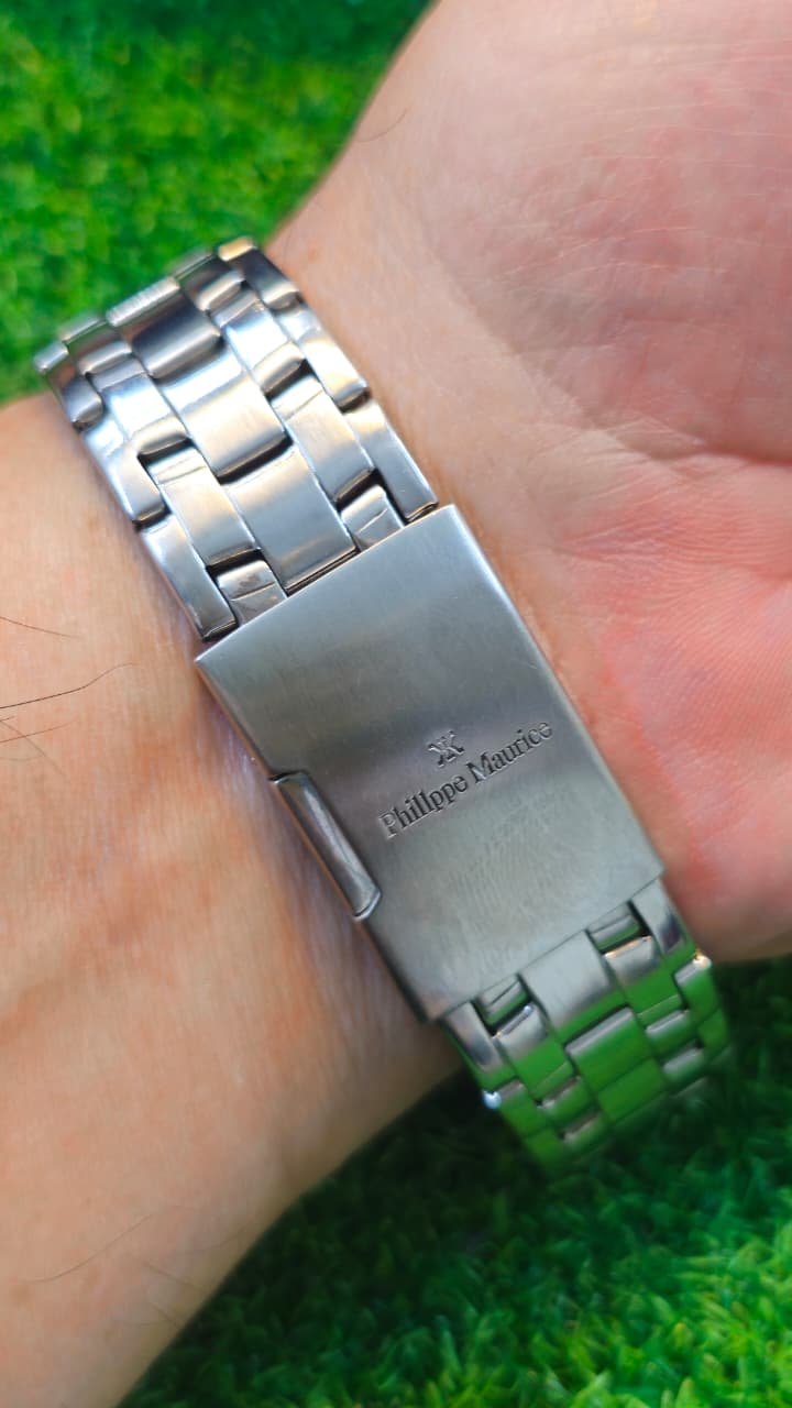WhatsApp Image 2026-01-19 at 5.32.28 PM Philippe Maurice Swiss Quartz men's timepiece featuring a sapphire crystal Switzerland 🇨🇭 made Men's watch (Used) - Image 3