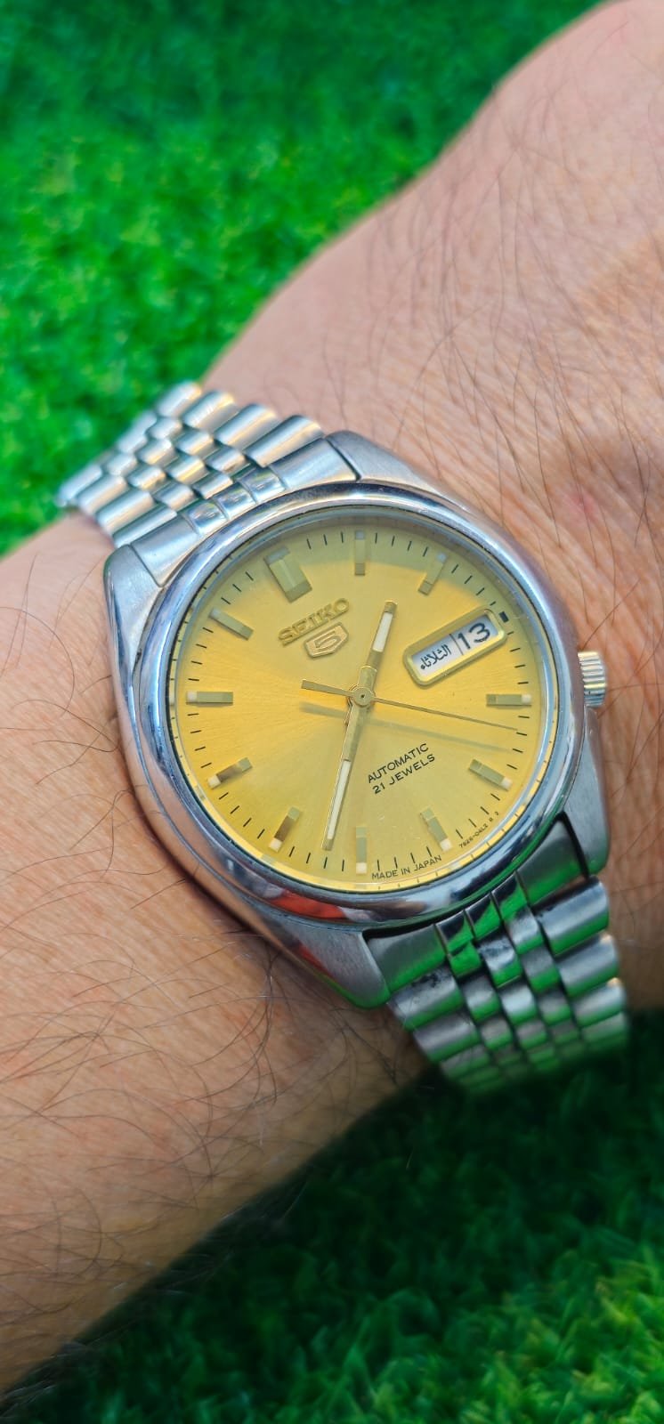 WhatsApp Image 2026-01-20 at 5.16.21 PM (2) Seiko 5 Automatic 7s26 caliber 21-jewels 37mm dial japan made watch for Men's (Used) - Image 2