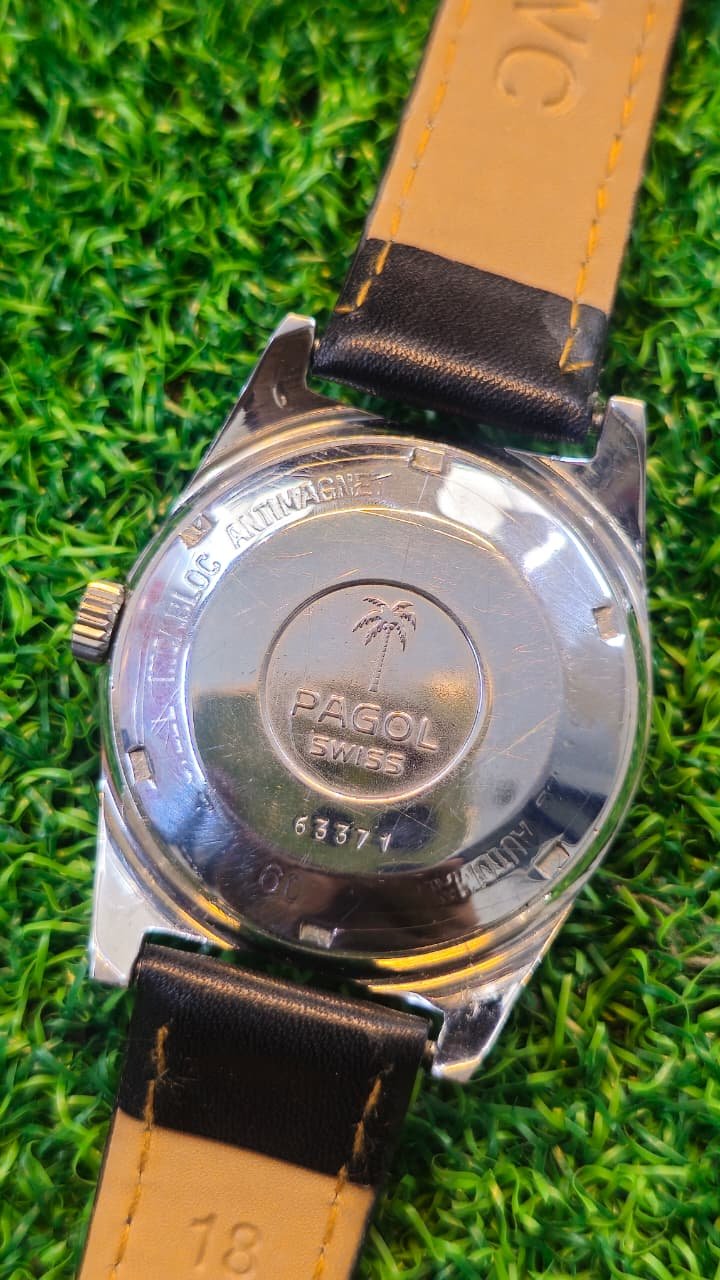 WhatsApp Image 2026-01-20 at 9.54.25 AM Vintage 1960s Pagol "Pagomatic" Automatic 25-Jewels Switzerland 🇨🇭 made Men's watch (Used) - Image 4