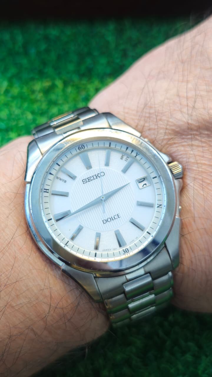 WhatsApp Image 2026-01-23 at 2.13.51 PM Seiko Dolce "Solar Radio Wave" JDM Quartz movement Japan made Men's watch (Used ) - Image 2