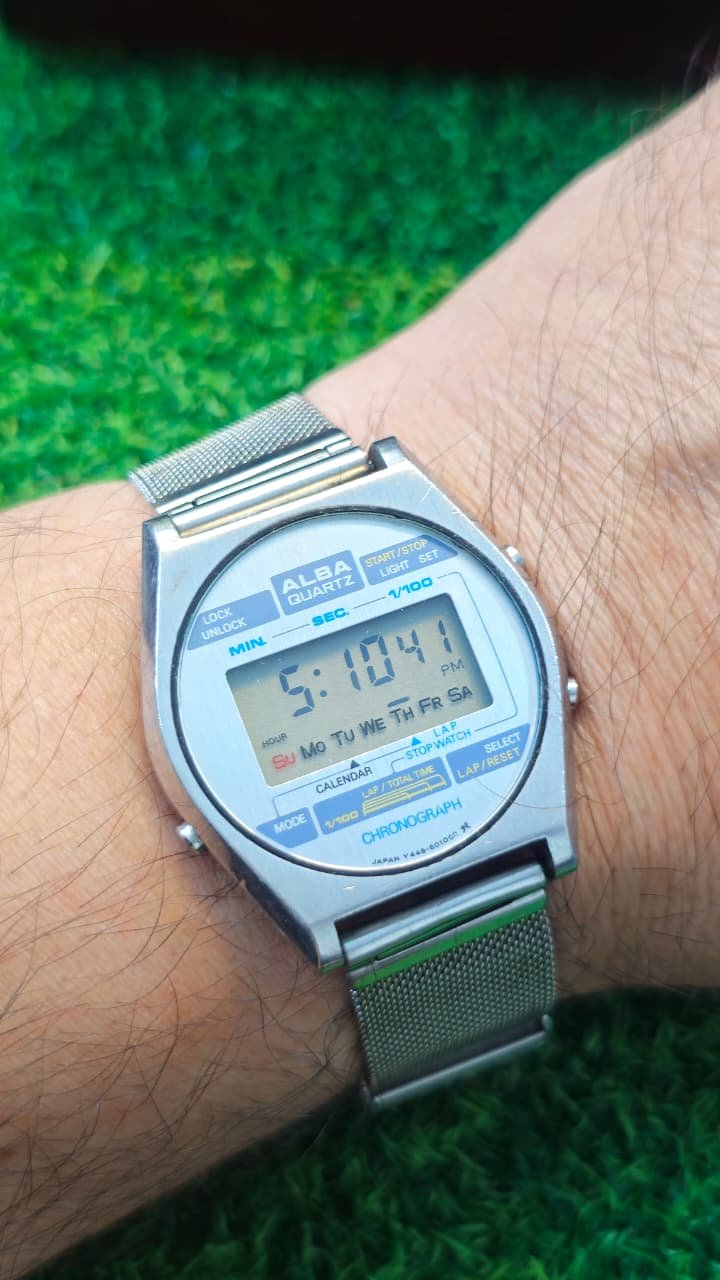 WhatsApp Image 2026-01-24 at 11.09.07 AM (2) Vintage Alba (Seiko) Quartz Chronograph fmFull Functions Japan made Men's watch (Used) - Image 2