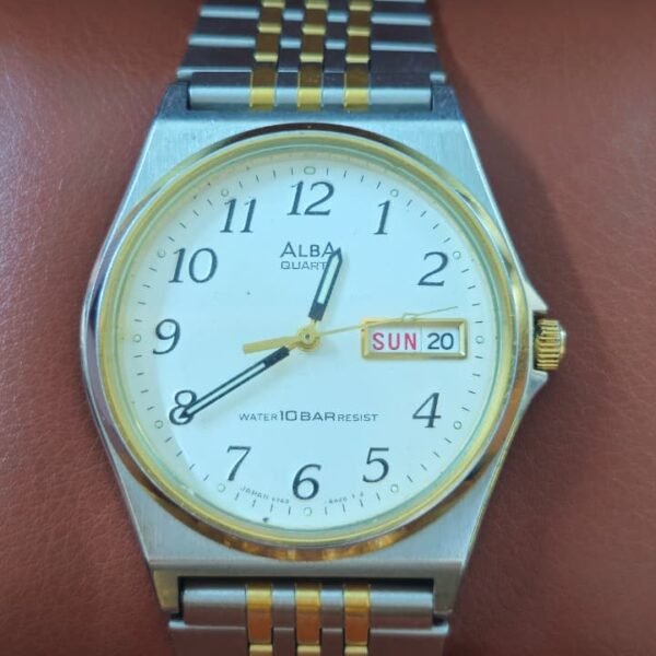 ALBA (Seiko) Quartz 100M Water-resistant Japan made Men’s watch (Used)