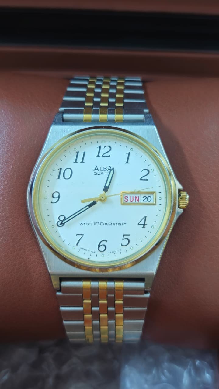 WhatsApp Image 2026-01-24 at 11.19.40 AM (2) ALBA (Seiko) Quartz 100M Water-resistant Japan made Men’s watch (Used) - Image 1
