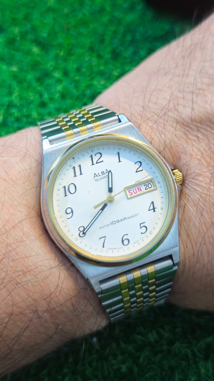 WhatsApp Image 2026-01-24 at 11.19.43 AM (2) ALBA (Seiko) Quartz 100M Water-resistant Japan made Men’s watch (Used) - Image 2