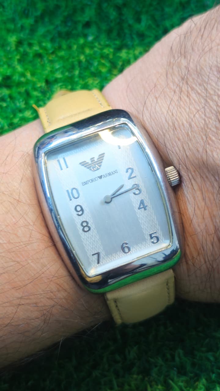 WhatsApp Image 2026-01-24 at 2.23.35 PM (1) Emporio Armani Classic Quartz movement Japan made Men's watch (Used) - Image 2