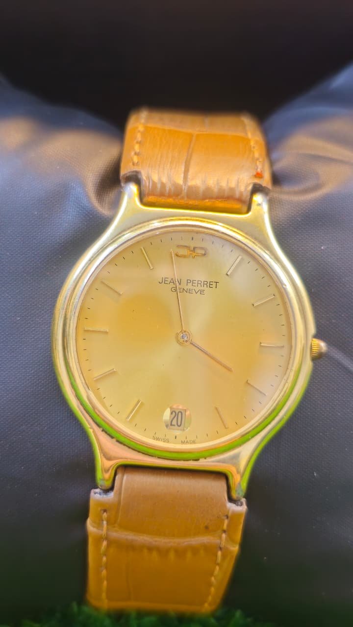 WhatsApp Image 2026-01-24 at 4.07.33 PM Vintage Jean Perret Geneve quartz Switzerland 🇨🇠made Unisex Watch (Used) - Image 1