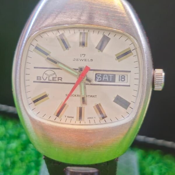 Vintage 1970s Buler 17-jewels Mechanical Hand-Wind Switzerland 🇨🇭 made Men's watch (Used)