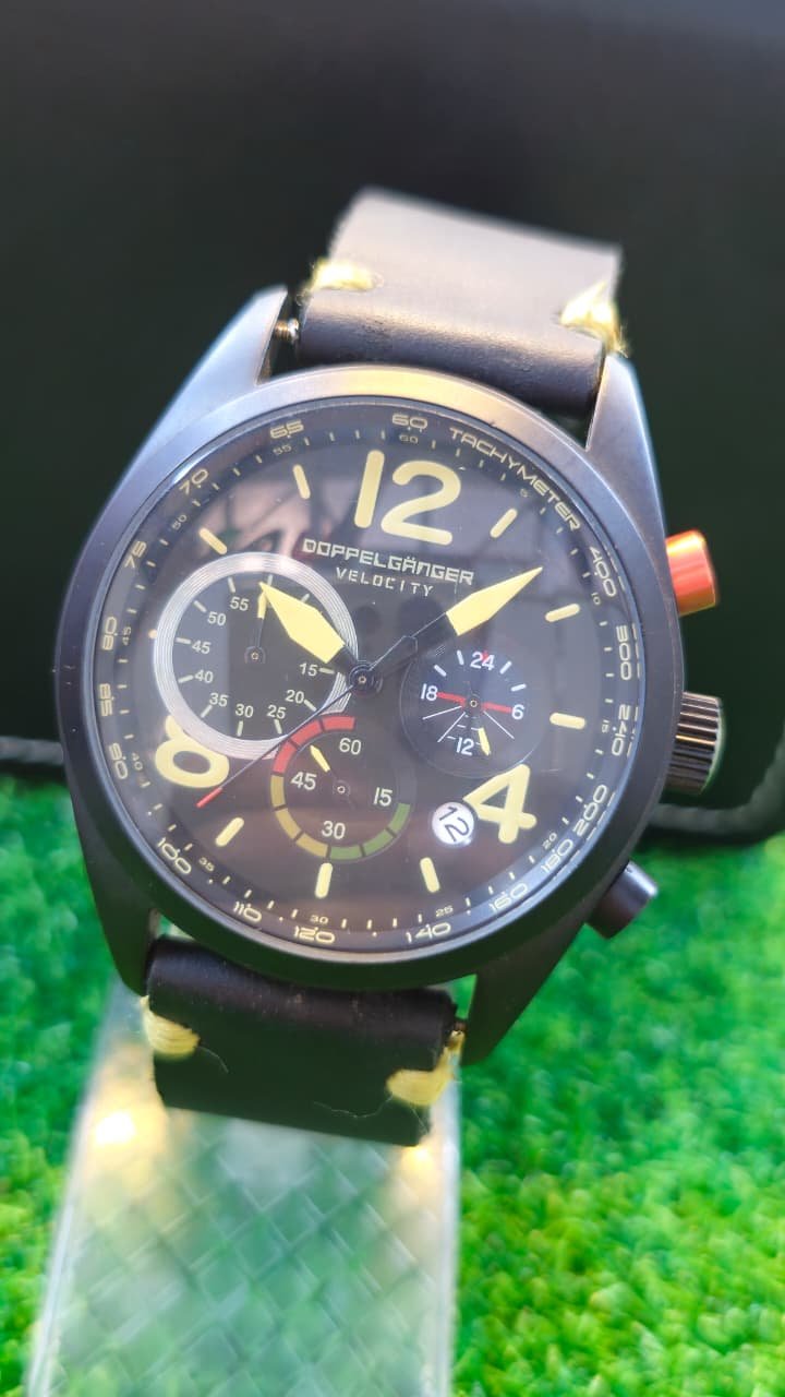 WhatsApp Image 2026-01-26 at 6.18.56 PM Doppelgänger Velocity chronograph Quartz Movement Japan Made Men's watch (Used) - Image 1