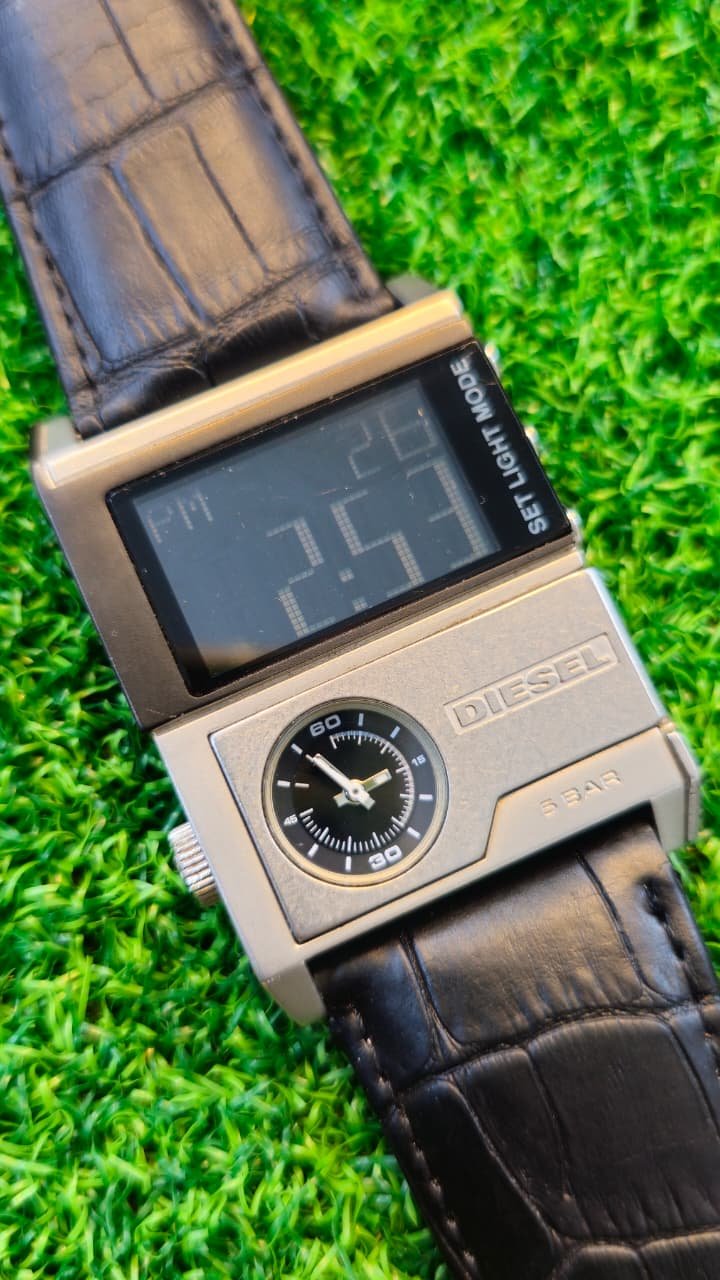 WhatsApp Image 2026-01-26 at 6.53.25 PM Diesel DZ7138, a bold, dual-time Quartz Movement Japan made Men's watch (Used) - Image 1