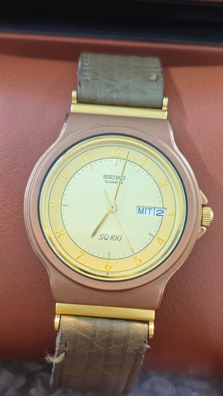 WhatsApp Image 2026-02-02 at 11.11.37 AM Vintage Seiko SQ 100M Quartz Sector Dial JDM watch for Men’s (New) - Image 1