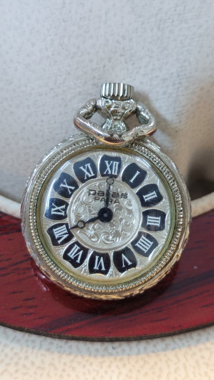 WhatsApp Image 2026-02-02 at 4.50.04 PM Palas Para vintage Pendant Mechanical Hand-Wind 🇩🇪 Germany Made Pocket watch(Used) - Image 1