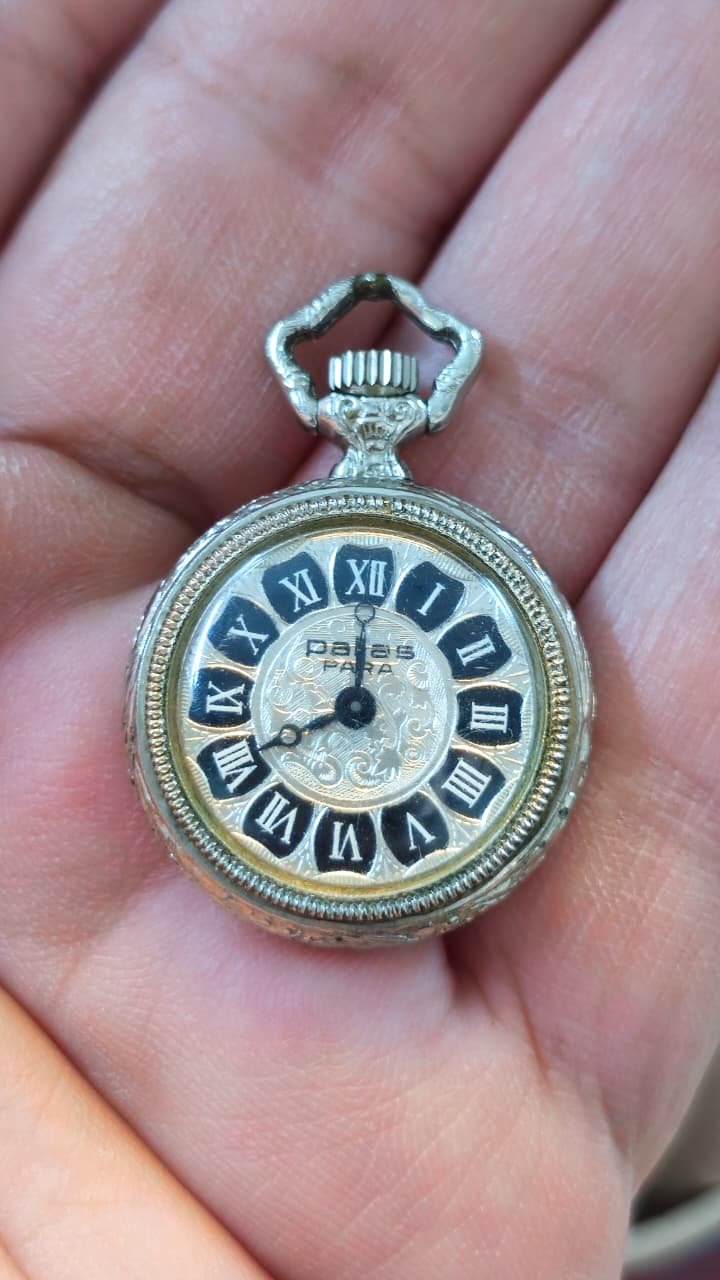 WhatsApp Image 2026-02-02 at 4.50.06 PM Palas Para vintage Pendant Mechanical Hand-Wind 🇩🇪 Germany Made Pocket watch(Used) - Image 2
