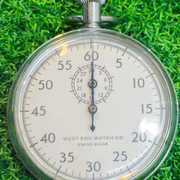 Vintage mechanical pocket stopwatch By West End Watch Co Switzerland 🇨🇭 (Used)