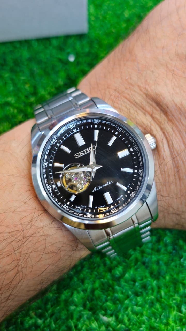 WhatsApp Image 2026-05-16 at 10.29.44 AM Seiko SRCE053 Open Heart Automatic 4R38 Caliber 24-Jewels Japan JDM Men's watch (Brand New) - Image 2