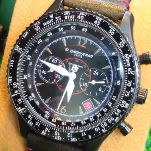 PGUIONNET Pilot Watch Quartz movement Japan made Men's watch (Used)
