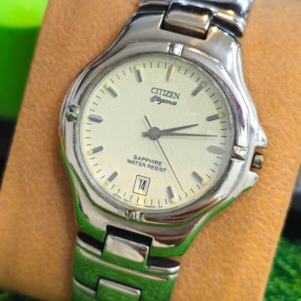 Vintage Citizen "Elegance" — Sapphire Crystal, Quartz Dress Watch for Men's (Used