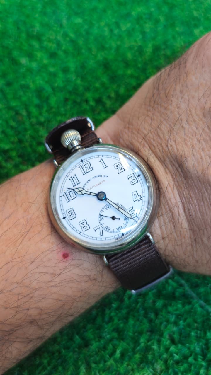 WhatsApp Image 2026-07-08 at 1.48.21 PM (3) Vintage West End Watch Co. "Matchless" — Vintage Trench Watch Conversion, Swiss Made (Used) - Image 2