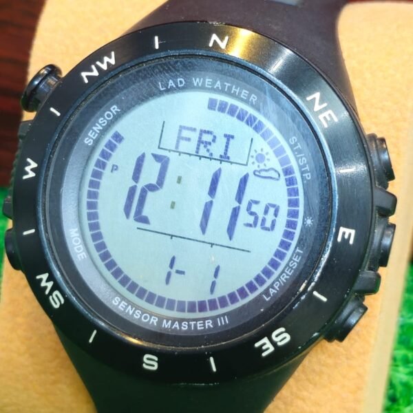 LAD WEATHER "Sensor Master III" — Multi-Sensor Digital Sports Men's Watch(Used)