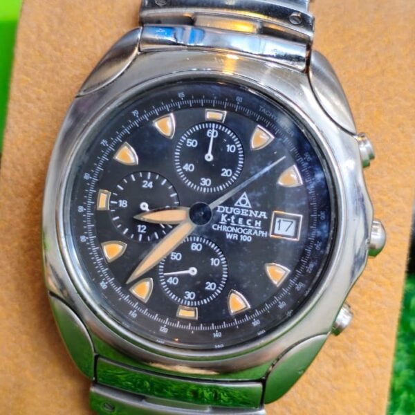 Dugena K-Tech Quartz Chronograph — German Watchmaking, WR 100M watch for Men's (Used)